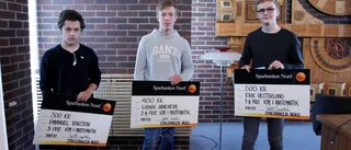 Matematiksnillen prisades med checkar