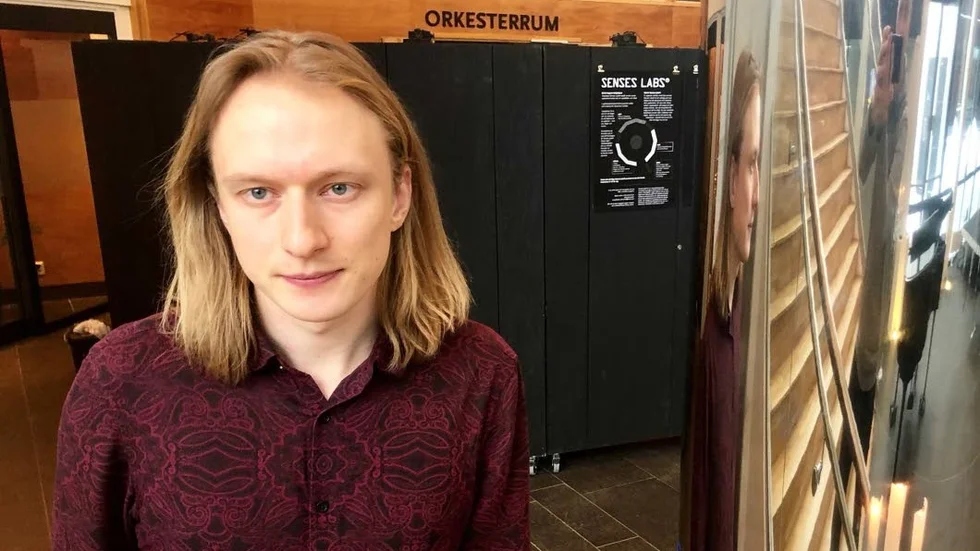 Johannes Pollak är producent för årets midvinterfestival.  "Målet är att alla konserter ska få en fin publik", säger han.