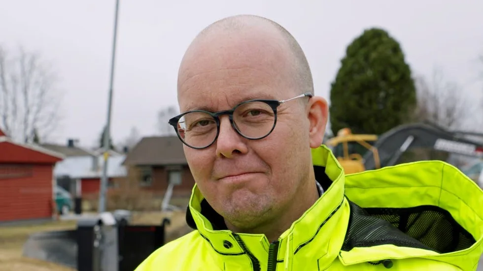 Joakim Lundberg, projektledare för Västra kajen-området är i startgroparna för att inleda ett projekt gällande dagvatten genom området.  (arkivbild)