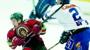 Andreas Pihl visade temperament i en annars rätt tam match i Linköping.
FOTO: SCANPIX