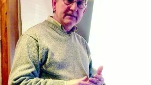 Lasse Larsson från länsstyrelsen pratade om lodjur vid Finspångs jaktvårdskrets årsmöte.
FOTO: TITTI OLOVSSON
