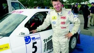 Mjölbyföraren Jari Saarinen med karrtläsaren Jon Magnusson blev sexa i Rejmerallyt. Det räckte till fjärde plats totalt i SM-serien.
FOTO: OLA AXMAN