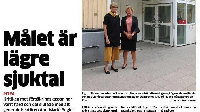 Piteå-Tidningen, 13 juni 2018.