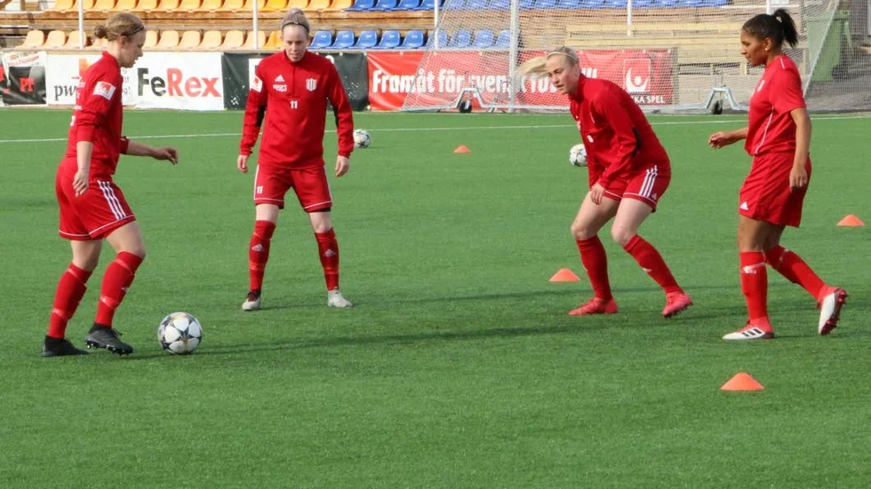 Piteå IF hade en rolig sista träning inför matchen Eskilstuna.