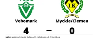 André Karlsson i målform när Vebomark vann