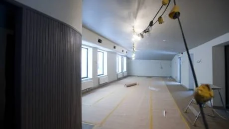 Föreningen Grammofons gamla lokaler i Knäppingsborg, byggs nu om till restaurang och bageri.