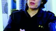Förra året anmäldes 28 fall av misshandel av kvinnor till polisen i Finspång. "Men mörkertalet är mycket stort", säger polisinspektör Susanne Ström Godlund. 
FOTO: TITTI OLOVSSON
