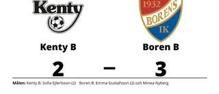 Boren B vann mot Kenty B - trots underläge i halvtid