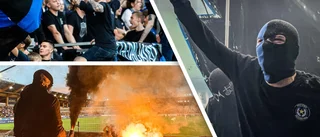 TV: Supportrar bränner bengaler