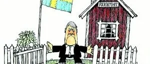 Ett stycke  
samtidshistoria  
- tolkad av  
en stor satiriker