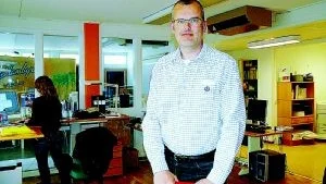 Michael Siwertzon är ny ordförande för Företagarna i Finspång. Foto: Malin Perk