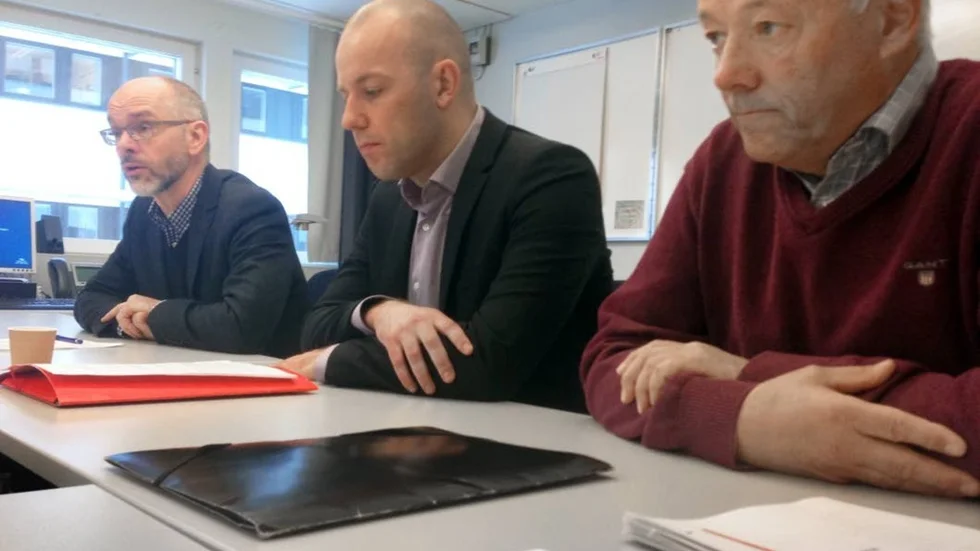 Mats Brännström, landstingsdirektör, Kristian Damlin beställarchef, Mats Weström, medicinsk sakkunnig medverkade på presskonferensen.
