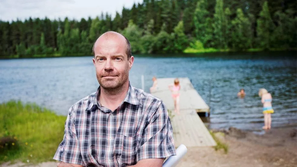 Den populära Pottan i Hemlunda är en av de badplatser som undersöks av bland annat Ulf Isaksson.