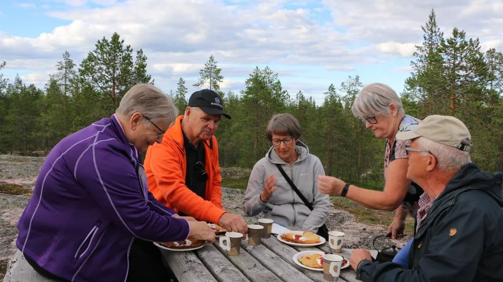 Långväga gäster: Margaretha och Randolf Eriksson, Umeå samt Vera och Per Nilsson Helsingborg.