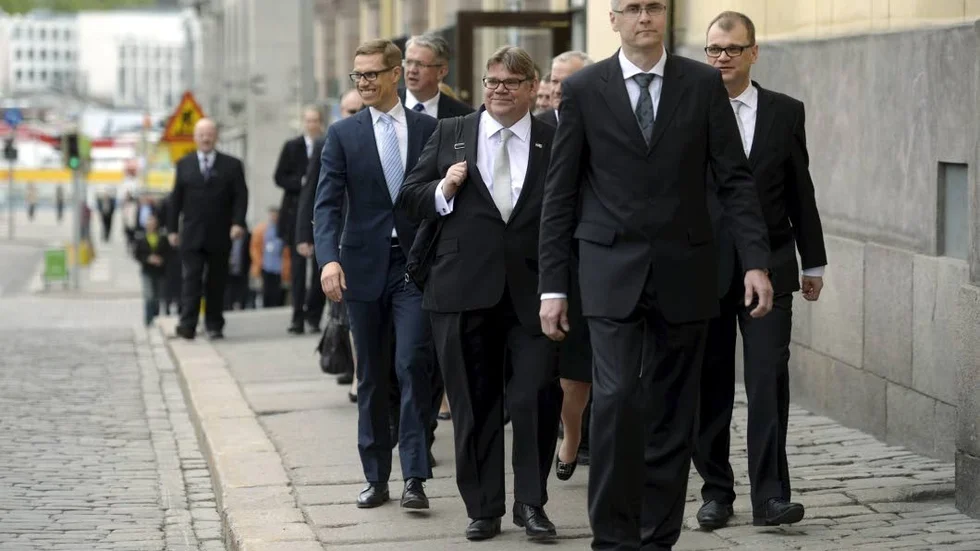 SPRICKFÄRDIG. Sannfinländarna sägs ha hotat att lämna den finska regeringen om Grekland beviljades nya nödlån.