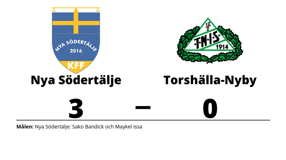 Nya Södertälje KFF vann mot Torshälla-Nyby IS