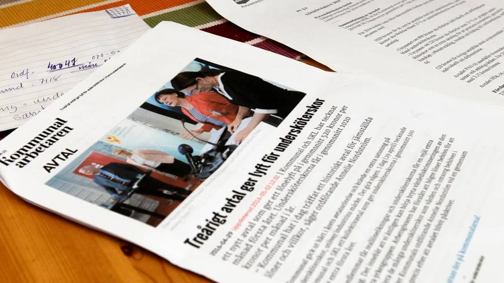 Frångått. Personalen tycker inte att kommunen följer avtalet mellan SKL och Kommunal.