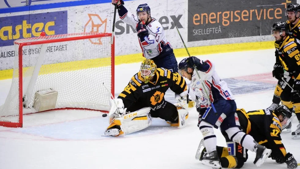 FÖRLUST. Skellefteå AIK förlorade mot jumbolaget Karlskrona efter sudden. (Arkivbild) ?Foto: Robert Granström/TT
