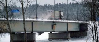 Isvarning vid Bergsviksbron
