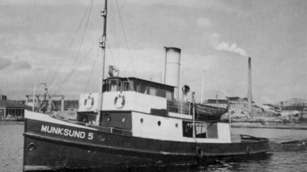 Munksund 5 byggdes 1910 i Holland under annat namn. 1913 kom båten till Munksund och 1964 gick den till botten.