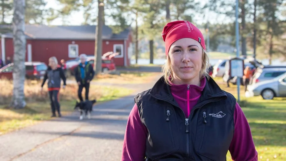 Anna Axberg fastnade för sportens enkelhet. Hon går upp till klass 2 nästa tävling.