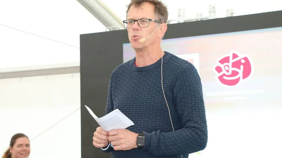 Kommunalrådet Anders Lundkvist (S) i Piteå pratade om vikten av kultur för att hålla ihop ett samhälle. Själv bidrar han med att spela saxofon i Roxy storband.