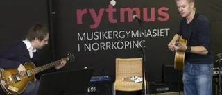 Populär gäst på nya musikergymnasiet