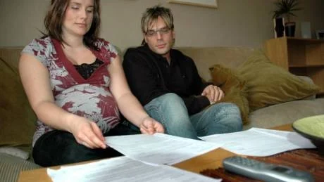 Therese Holmberg och Dennis Andersson i samband med en artikel i Folkbladet i februari förra året.
Foto: Malin Perk