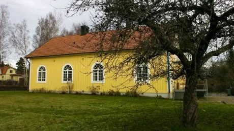 Missionshuset i Krokek, där frikyrkoförsamlingen EFK, evangeliska frikyrkan, huserar.