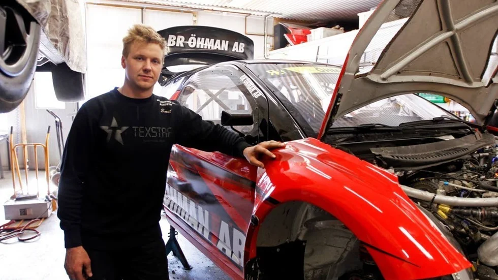 Emil Öhman tappade en placering totalt efter den tredje deltävlingen i rallycross-EM som kördes i Mettet, Belgien. (Arkivbild) ?