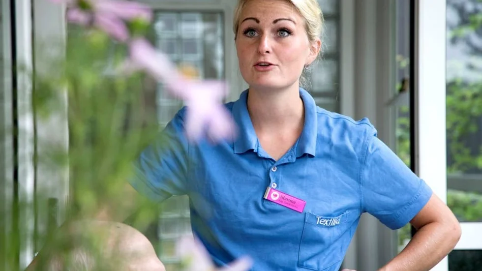 ”Alla patienter uppskattar balkongblommorna”, säger Martina Lidström.
