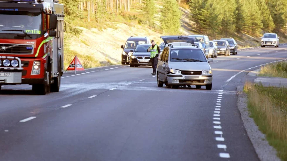 Den svåra trafikolyckan inträffade på Havsbadsvägen vid 20-tiden på kvällen den 23 juli 2013. Målsäganden fick mycket allvarliga skador i krocken. (Arkivbild)