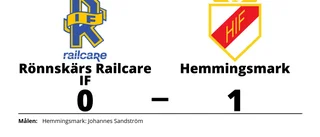 Förlust för Rönnskärs Railcare IF hemma mot Hemmingsmark