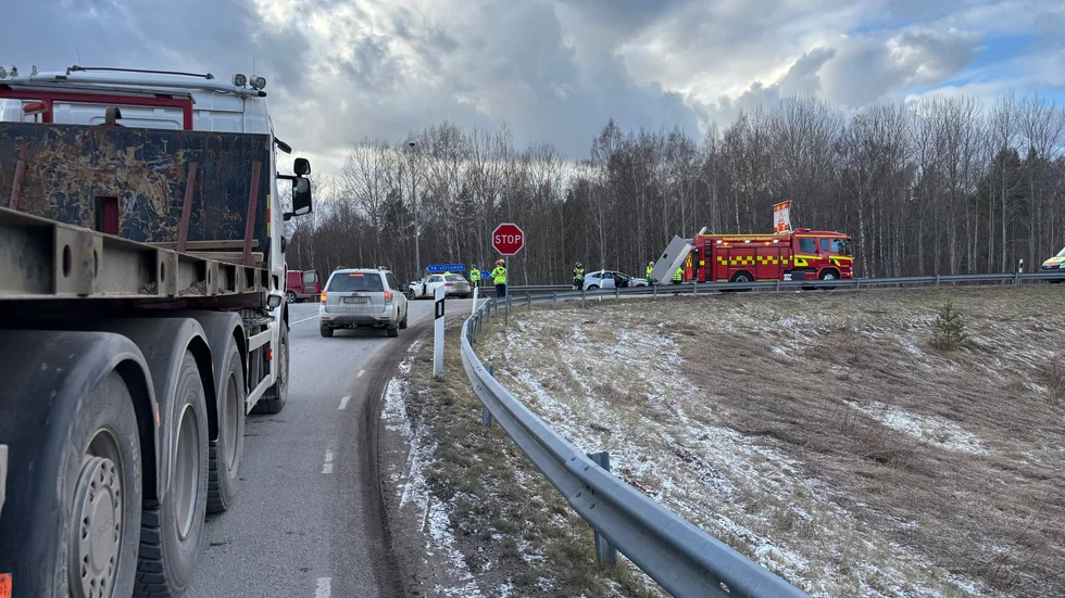 Olycka på väg 32. 