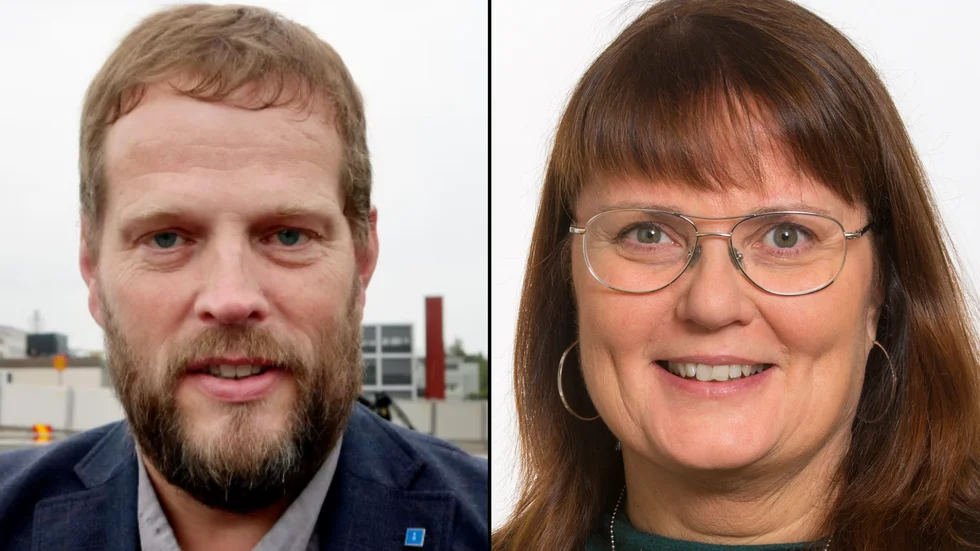 Hans-Inge Smetana, gruppledare för Kristdemokraterna. Anna-Lena Danielsson (S), ordförande i hälso- och sjukvårdsnämnden. 