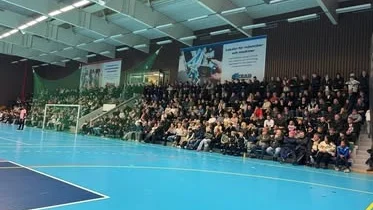 Folkfest när finalen i Sjötorps cup avgjordes. 