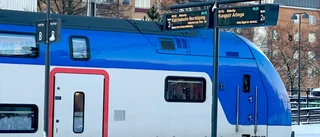 Här står bussen – mitt i diket