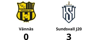 Förlust för Vännäs mot Sundsvall J20 med 0-3
