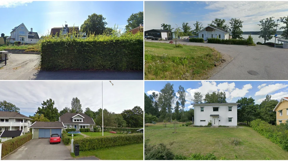 Sankta Gertruds Väg 15, Strandlinjen 5, Bryggstigen 15 och Kanalviksvägen 34