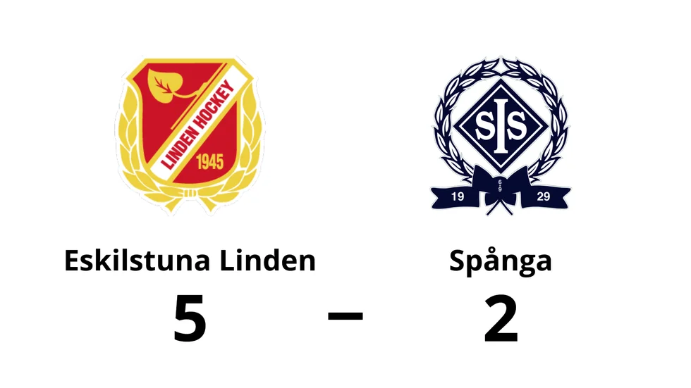 Eskilstuna Linden vann mot Spånga IS IK