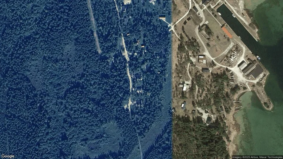 Området kring Rute Hollandarvägen 23