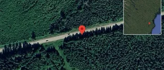 Stopp på väg 364 efter singelolycka