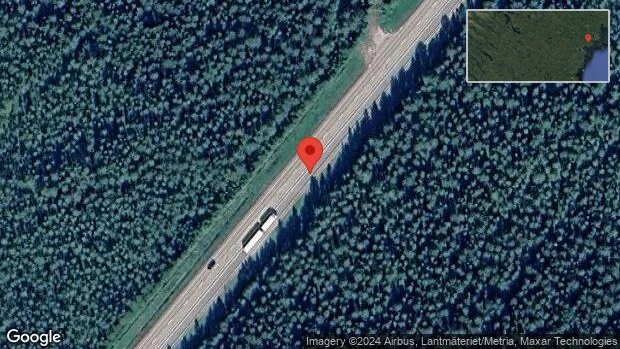 Just nu: Singelolycka påverkar trafiken på E4 – stopp i ett körfält