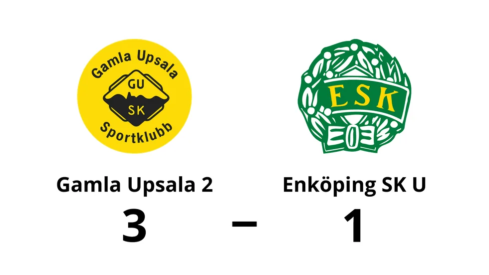 Gamla Upsala SK 2 vann mot Enköpings SK UK
