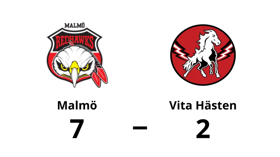IF Malmö Redhawks vann mot HC Vita Hästen