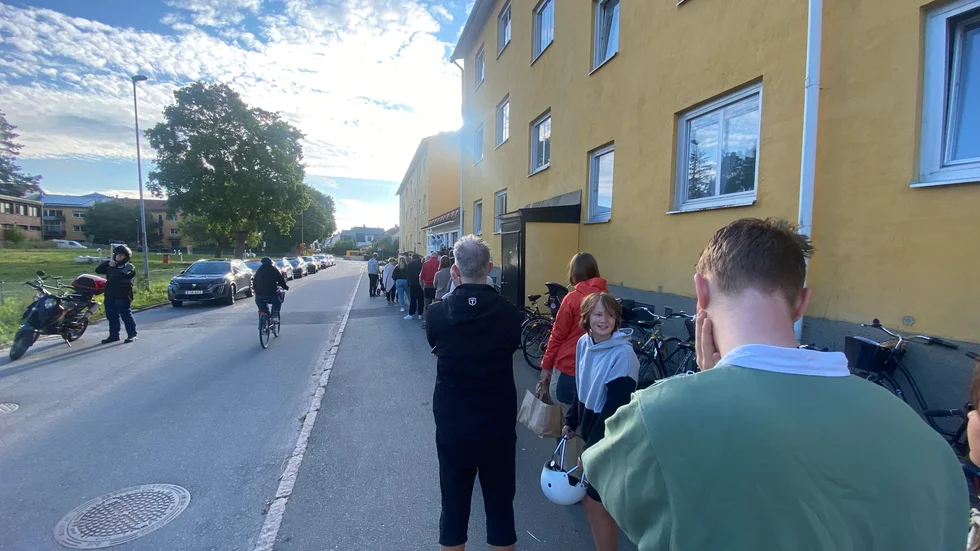 Kö utanför Kroasang i Svartbäcken.