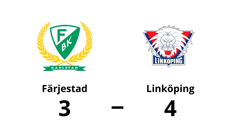 Färjestads BK förlorade mot Linköping HC