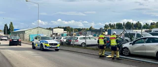 Singelolycka i centrala Katrineholm 