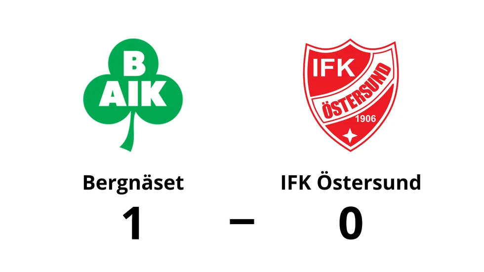 Bergnäset vann mot IFK Östersund