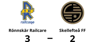 Rönnskär Railcare segrade i toppmötet – 3-2 mot Skellefteå FF